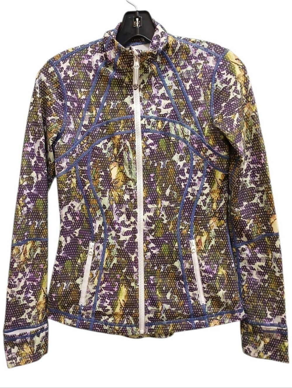 lululemon athletica Floral Sport Multi Define Zip Jacket Size 6